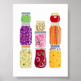 #7 Food Canning Burk Poster