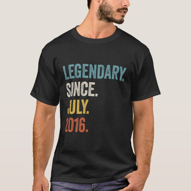 7 Förklaring sedan juli 2016 7:e T Shirt (Framsida)