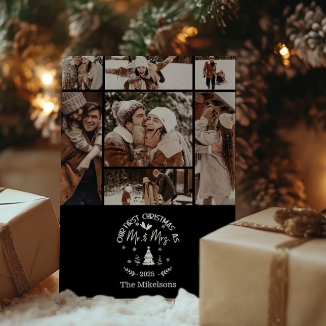7 Foto Första jul som Mr & Mrs. Julkort (Skapare uppladdad)