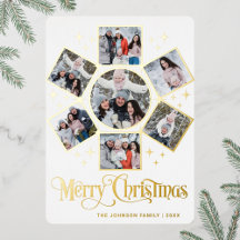 7 FOTO GNISTRA GOD JUL HÄLSNING GULD
