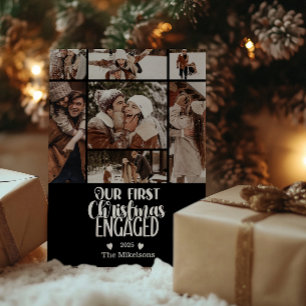 7 Foto Minimalistisk Första Jul Förlovad Julkort