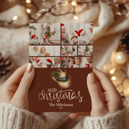 7 Foto Western Cowboy Hat-jul Julkort