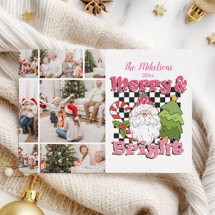 7 Fotokontroll - Merry & Bright Jul Julkort
