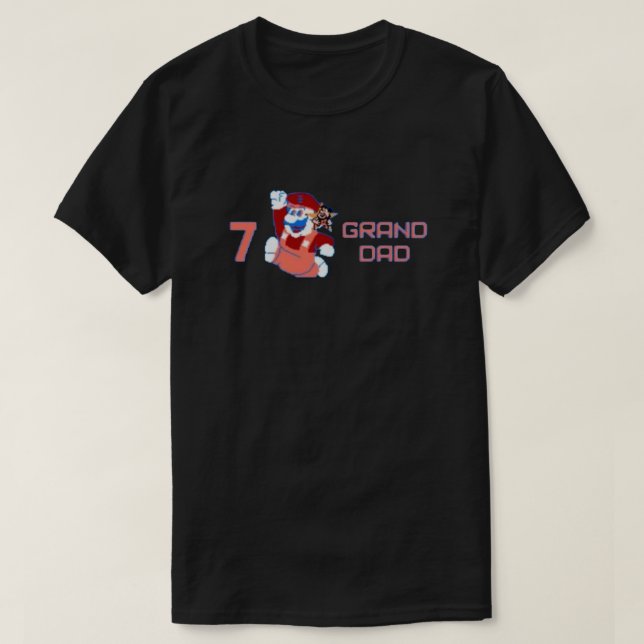 7 Grand Dad Classic T Shirt (Design framsida)