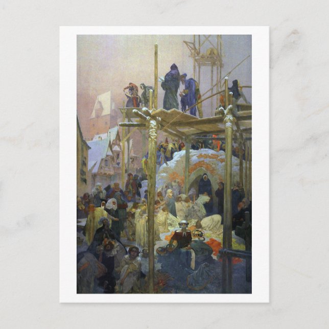 #7 Jan Milic of Kromeriz, Mucha Vykort (Framsida)