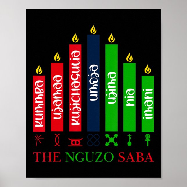7 Kwanzaa principer Poster (Framsidan)