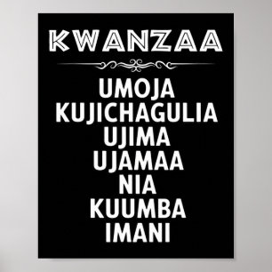 7 Kwanzaa principer Poster