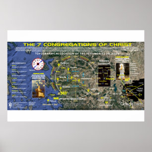 7 kyrkor av uppenbarelsen - topografisk poster