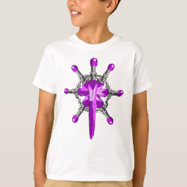 7 lila magiskt svärd för barn - T-shirt