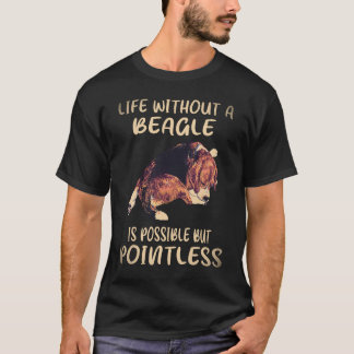 7 Livet Utan En Beagle T Shirt