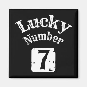 7 - Lucky Number 7 Tur Magnet