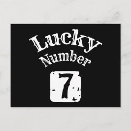 7 - Lucky Number 7 Tur Vykort