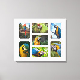 7 Mall för Photo Instagram-familjemallar Canvastryck