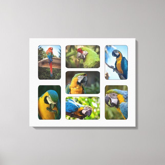 7 Mall för Photo Instagram-familjemallar Canvastryck (Framsida)