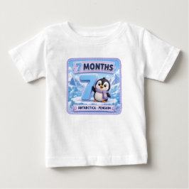 7 Månaders Bebis Milstolpe Utforskare T Shirt