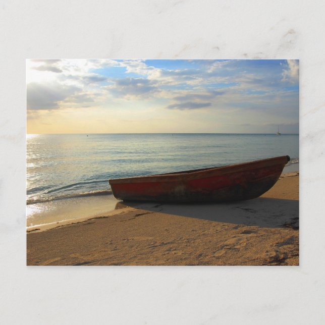 7 miljoner persikofärgad solnedgång vykort (Framsida)