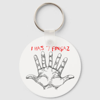 7_nagED_hand, I 7 FINGAZ Nyckelring