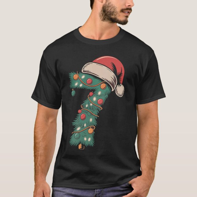 7 Nummer 67 Jul Si Seven Meme present T Shirt (Framsida)
