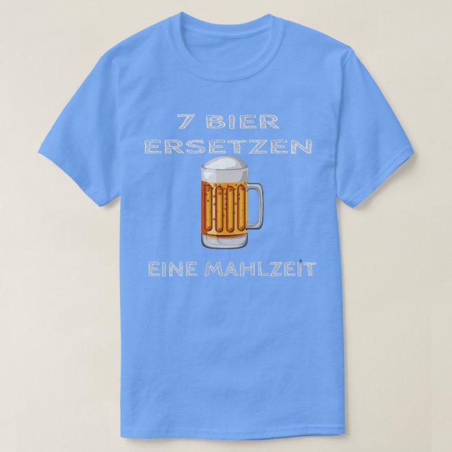 7 öl ersätter en måltid 2 t shirt (Design framsida)