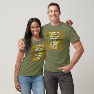7 Ord till en lång och Lycklig Giftermål - Anpassa T-shirt