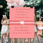 7 Ord till lång och Lycklig Giftermål - Poster<br><div class="desc">Vi presenterar vår ädla Poster i Bröllop, perfekten som tillägg till era högtider före bröllop och firande. Denna poster är designad för att föra skratt och humor till alla tillfälle, inklusive bachelorette eller bachelor-fester, repetitionsmiddagar, möhippor, förlovningsfester med mera. Med en fin utformning som vår ädla Bröllop Poster är det säkert...</div>