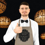 7 Ord under lång tid och Lycklig Giftermål Långt Förkläde<br><div class="desc">Lustigt gåva till Groom eller Gift for Best Man som värdar och kokar vid ett BBQ Bachelor Party eller gör Groom-bära på Bachelor Party,  Rehearsal Dinner,  Förlovningsfest,  Par Shower eller informell mottagning eller för stödpersonal. 7 Ord under lång tid och Lycklig Giftermål Ja,  det är mitt fel.</div>
