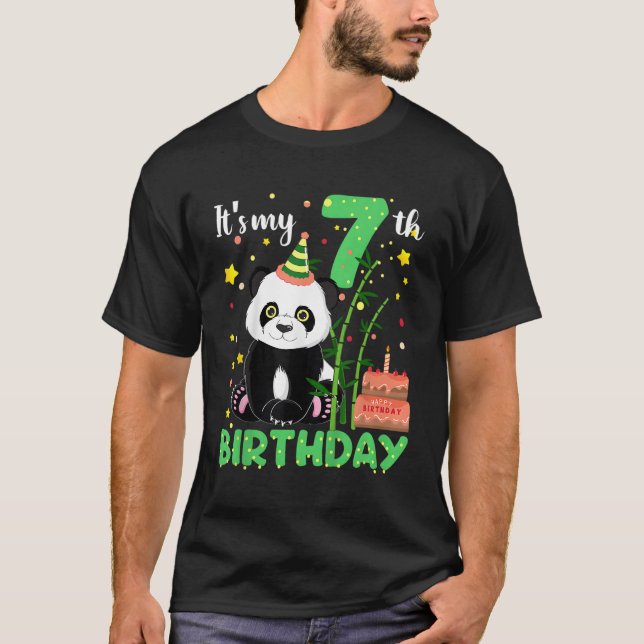 7 Panda 7:e Panda T Shirt (Framsida)