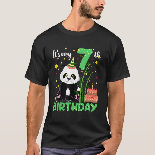 7 Panda 7:e Panda T Shirt (Framsida)