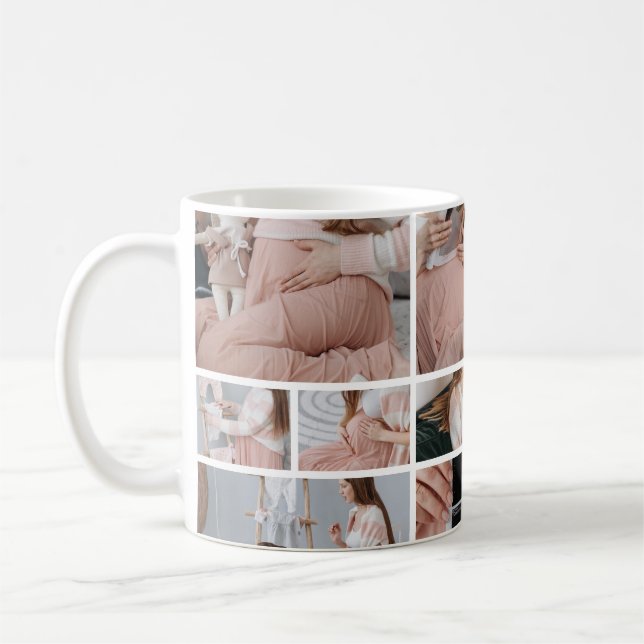 7 Photo Christmas Cookies for 2 Pregnancy  Kaffemugg (Vänster)