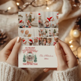 7 Photo Pink  Nutcracker Christmas Wonderland Glob Julkort