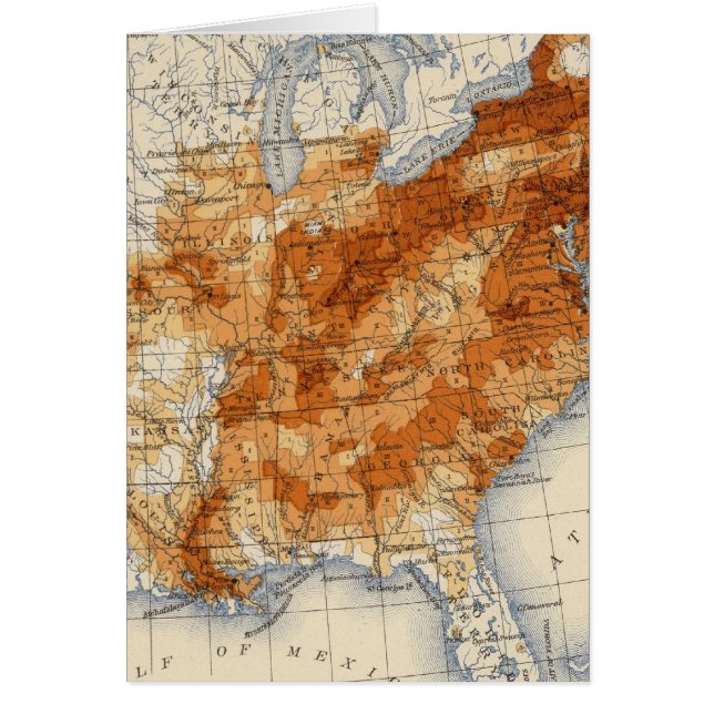 7 Population 1840 Hälsningskort (Framsidan)