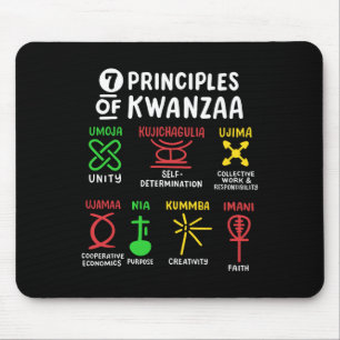 7 Principer för Kwanzaa svarta afrikanska Manar Musmatta