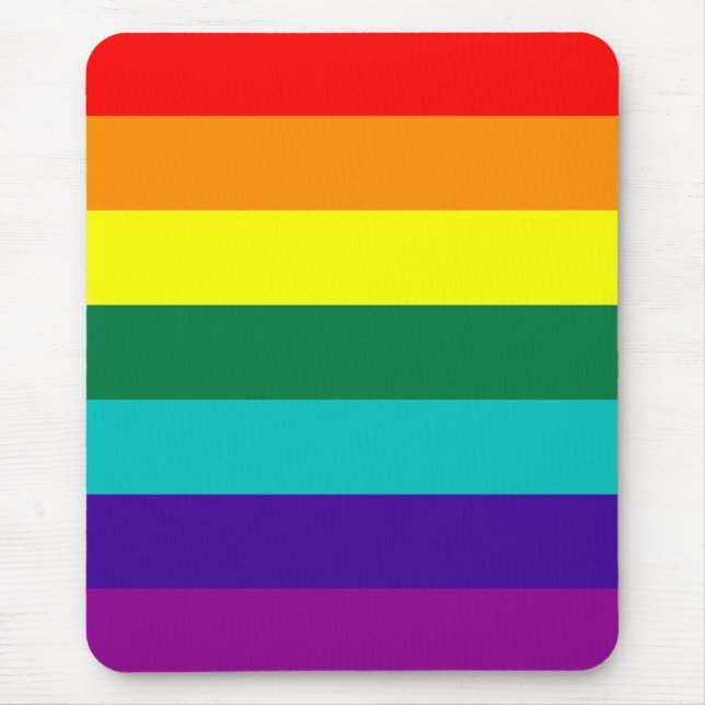 7-Rand Rainbow Pride Flagga Musmatta (Framsidan)