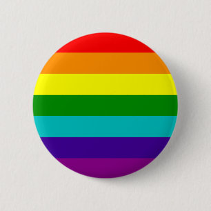 7 Rand Regnbåge Gay pride Flagga Knapp
