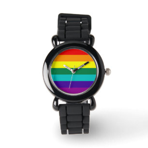7 Rand Regnbåge Pride Armbandsur