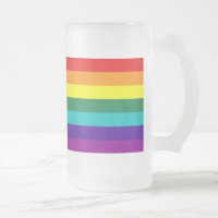 7 Rand Regnbåge Pride Flagga