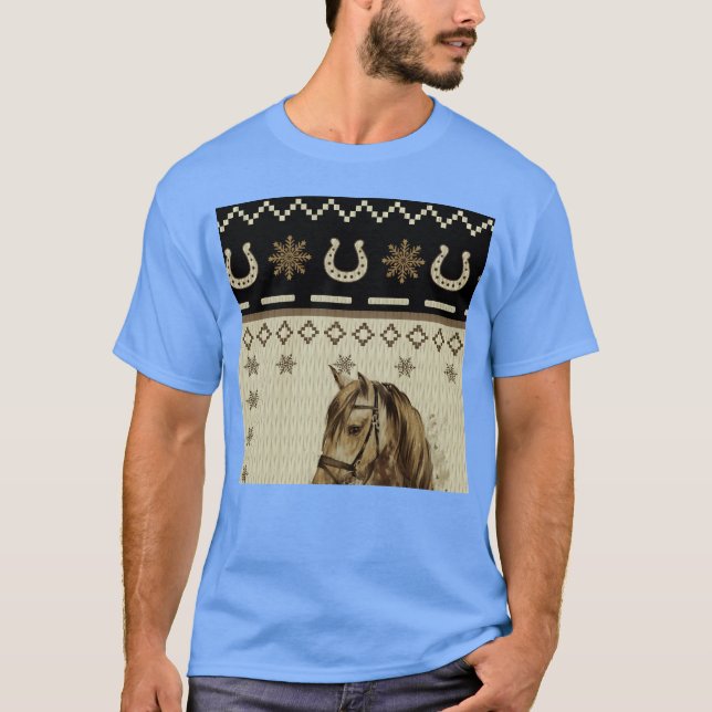 7 Sanna hästhistorier äventyr om häst T Shirt (Framsida)