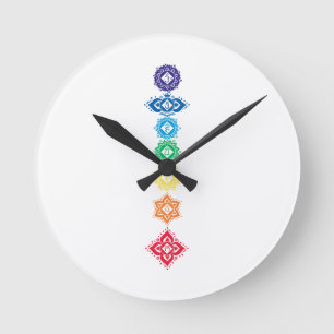 7 Sju Chakras Energi Rund Klocka