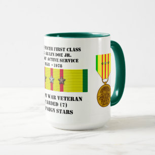 7 STARS SAILORS VIETNAM KRIG MUGG