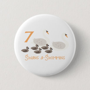 7 Svanar a simning Knapp