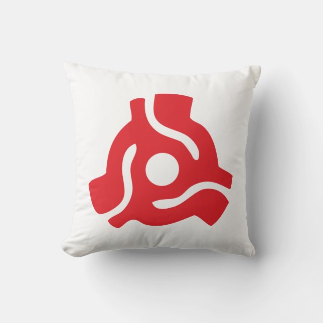 7 tums vinyladapter 45 varv/min för in spindelspin kudde (Framsida)