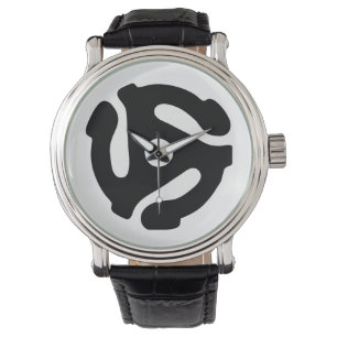 7-tums vinyladapterspindelspindel med 45 varv/min armbandsur