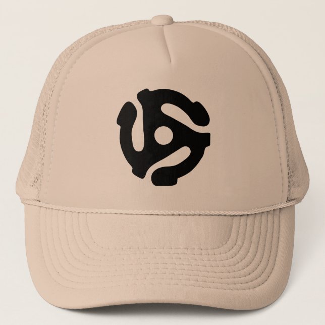 7-tums vinyladapterspindelspindel med 45 varv/min keps (Framsida)