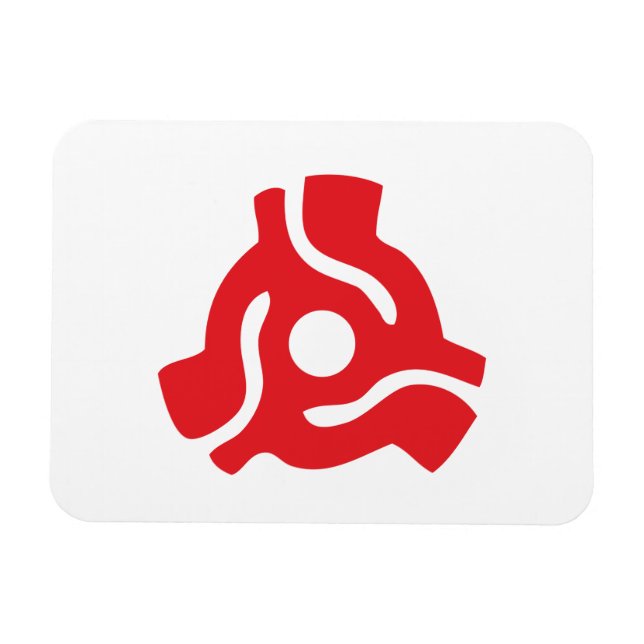 7-tums vinyladapterspindelspindel med 45 varv/min magnet (Horisontell)