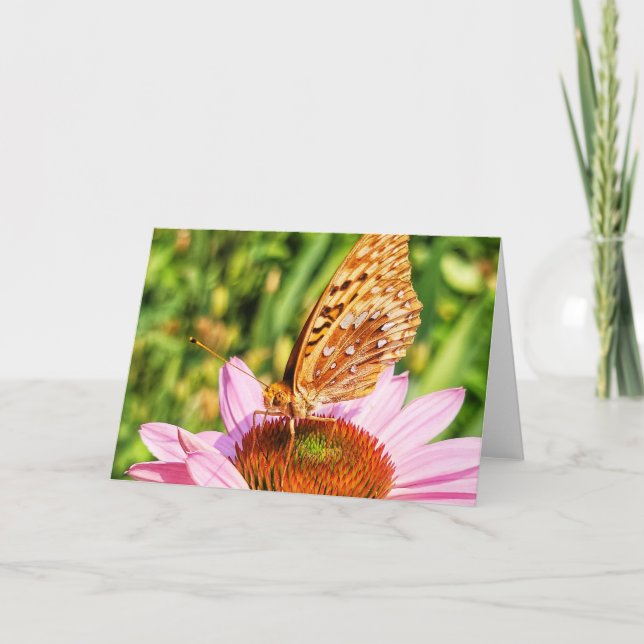 7-tums x5-mappat kort || Butterfly Ask Nicely (Framsida)
