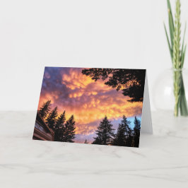 7-tums x5-mappat kort || Mammatus Cloud Sunset