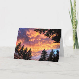 7-tums x5-mappat kort Mammatus Cloud Sunset