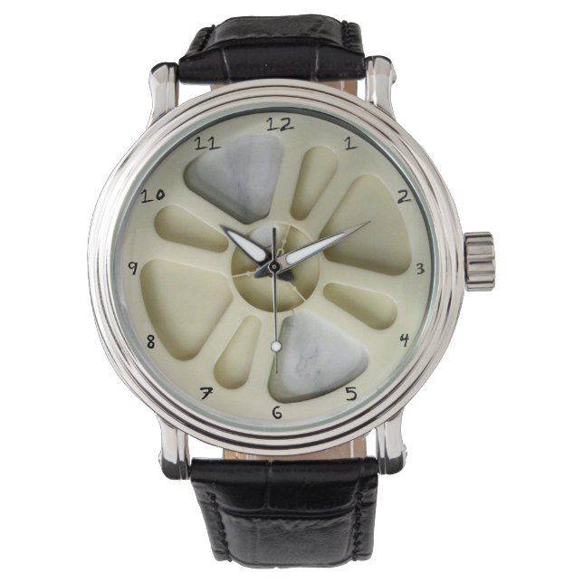 7-tumsreglage med rullnummer armbandsur (Framsida)