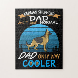 7 Tyska Shepherd Pappa precis som Normal Pappa End Pussel