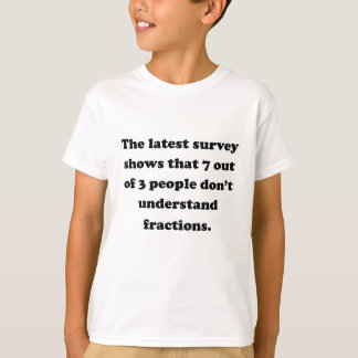 7 ut ur 3 folk t shirt